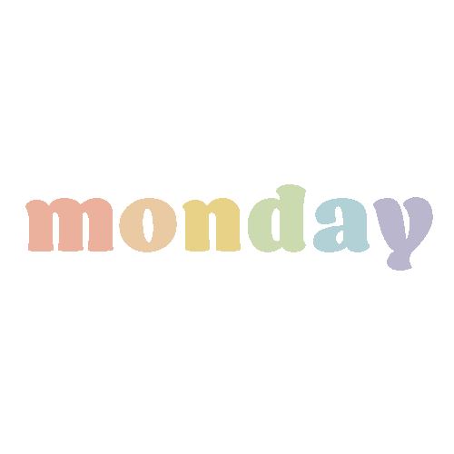 Rainbow Monday Sticker