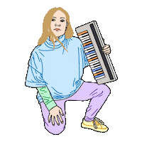 Stealing Sheep Women In Music Sticker by Heavenly Recordings