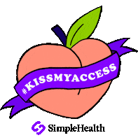 SimpleHealth women feminism feminist peach Sticker