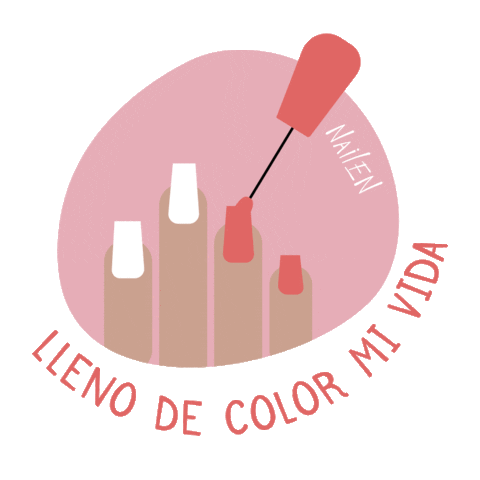 NAILENCOL giphyupload color maquillaje unas Sticker