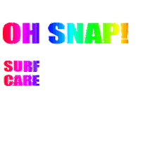 Surf Oh Snap Sticker by Surfcare