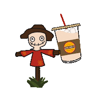 JavaMoesCoffeeCompany coffee halloween spooky spoopy Sticker