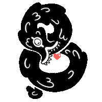 Heart Coeur Sticker by Audrey M. A. Delay