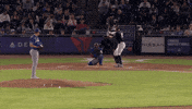Swinging New York GIF by Toronto Blue Jays