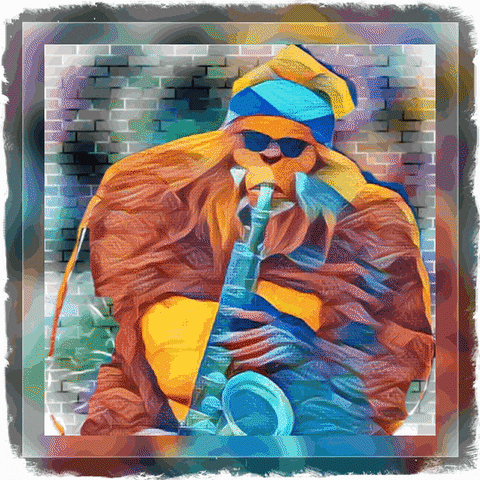 Bigfoot Saxophone GIF by saxsquatch