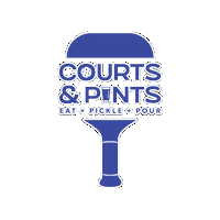courtsandpints minnesota pickleball moorhead courts and pints Sticker