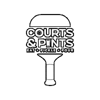courtsandpints minnesota pickleball moorhead courts and pints Sticker