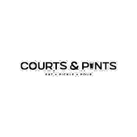 courtsandpints minnesota pickleball moorhead courts and pints Sticker