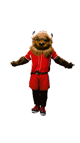 Mascot Bison Sticker by Utah Tech University