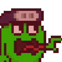 Angry Pixel Art Sticker by Potatozzz by 9GAG