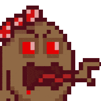Angry Pixel Art Sticker by Potatozzz by 9GAG