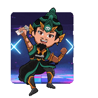 Happy Dance Sticker by DEWAVEGAS ASIA