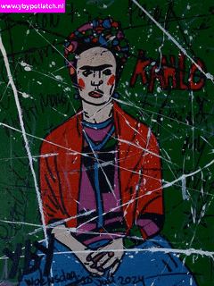 Frida Kahlo Art GIF