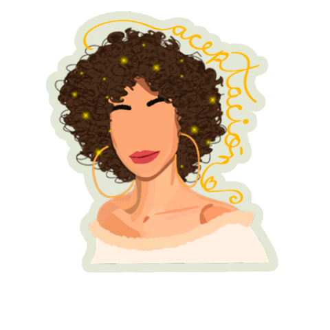 Curly Hair Cabello Sticker by TataOroProductos