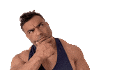 Confused Bodybuilding Sticker by Carol saraiva fitness
