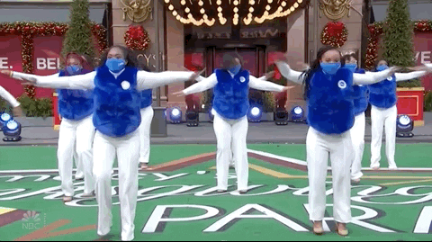 Macys Parade Dancers GIF by The 96th Macy’s Thanksgiving Day Parade