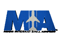 miami airport spinning Sticker by Miami International Airport