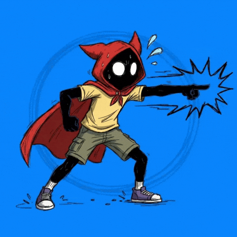 Red Hood Rage GIF by G*BOY