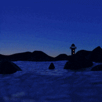 3D Ocean GIF
