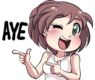 Point Wink Sticker by Jin