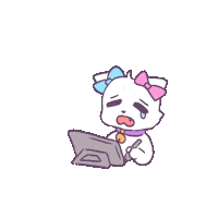 Sad Cat Sticker