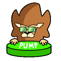 To The Moon Crypto Sticker by Loaded Lions