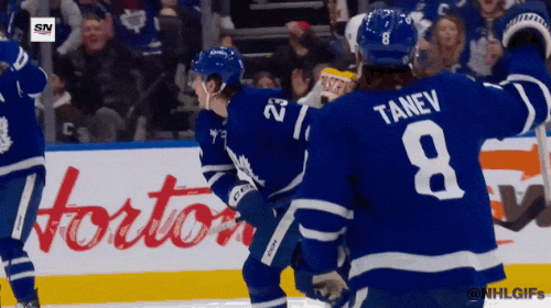 Happy Toronto Maple Leafs GIF by NHL