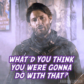 aborddelimpala giphyupload jensen ackles the boys reaction gifs GIF