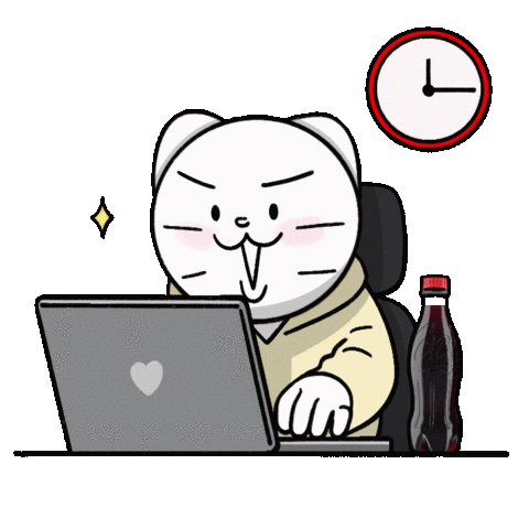 코카콜라 Working Sticker