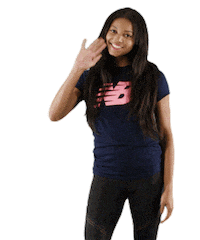 gabby thomas hello Sticker by New Balance