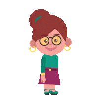 Happy Girl Sticker by MKT Marketing Digital