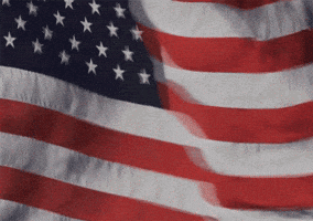American Flag Animation GIF