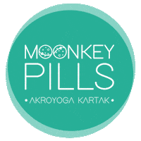 Moonkeypills pills acroyoga moonkey akroyoga Sticker