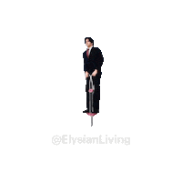 ElysianLiving jumping bouncing ely elysian Sticker