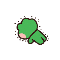 In Love Frog Sticker by LINE FRIENDS