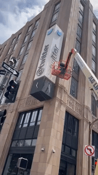 Twitter Sign Removed From San Francisco HQ After Rebrand to 'X'