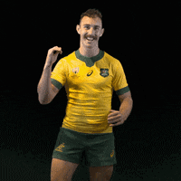 Rugby World Cup Reaction GIF by Wallabies Official