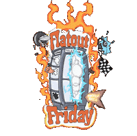 Flatout Sticker by Sideways Shakes