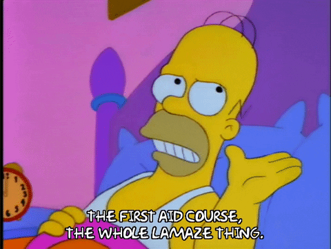 frustrated homer simpson GIF