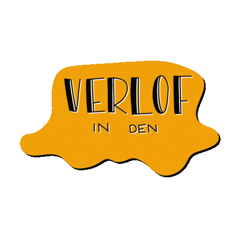Letterenentetteren corona vakantie tuin quarantaine Sticker