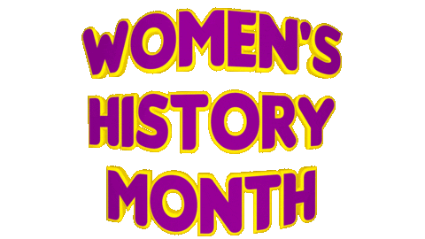 Womens History Month Sticker by OpticalArtInc.