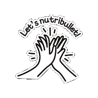 nutribullet2024 cheering highfive 응원 챌린지 Sticker