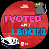 Rat Voting GIF by NYC Ferry