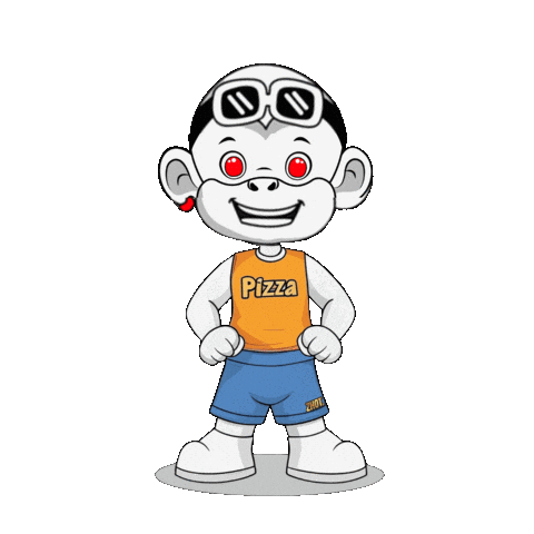 Pizza Time Sticker by Zhot