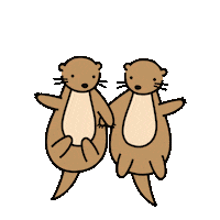 Otter Sticker by Hegen