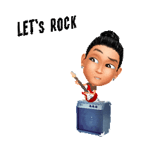 Rock Carloscarojr Sticker by Genies