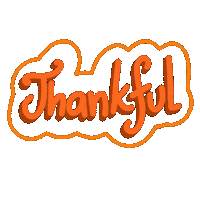 Happy Thanks Sticker by Demic