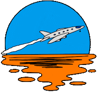 Takeoff Sticker by Original Penguin