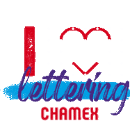 Lettering Sticker by Papel Chamex
