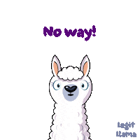 No Way Sheep Sticker by VeeFriends